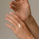 Крест из красного золота