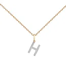 Подвеска из красного золота с бриллиантами