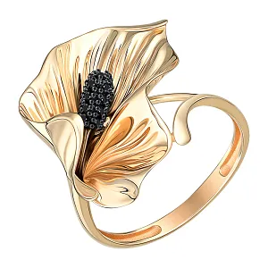 Кольцо из красного золота