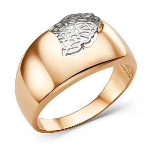 Кольцо из красного золота