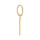 Подвеска из красного золота с бриллиантами