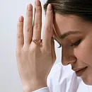 Кольцо из красного золота