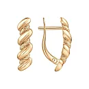 Серьги из красного золота