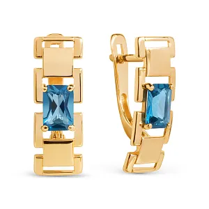 Серьги из красного золота