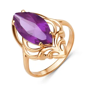 Кольцо из красного золота