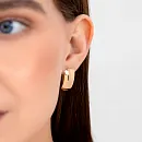 Серьги из красного золота