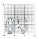 Серьги из белого золота с бриллиантами