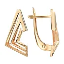 Серьги из красного золота