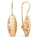 Серьги из красного золота