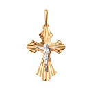 Крест из красного золота