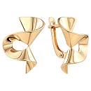 Серьги из красного золота