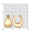 Серьги из красного золота