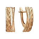 Серьги из красного золота