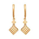Серьги из красного золота