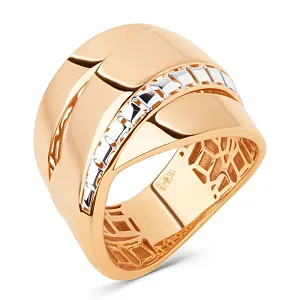 Кольцо из красного золота