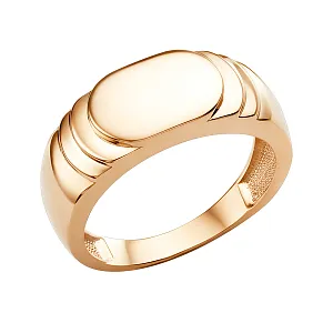 Кольцо из красного золота