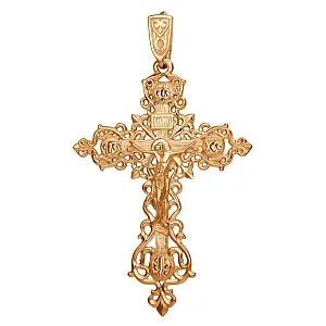 Крест из красного золота