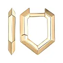 Серьги из красного золота