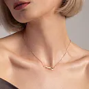 Колье из красного золота