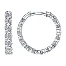 Серьги из белого золота