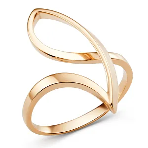 Кольцо из красного золота