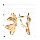 Серьги из красного золота