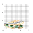 Кольцо из красного золота