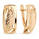 Серьги из красного золота