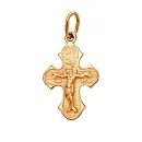 Крест из красного золота