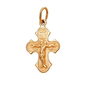 Крест из красного золота