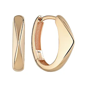 Серьги из красного золота