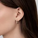 Серьги из белого золота с бриллиантами