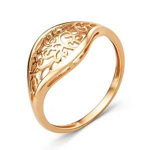 Кольцо из красного золота