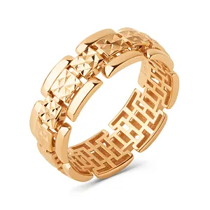 Кольцо из красного золота