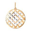 Подвеска из красного золота