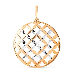 Подвеска из красного золота