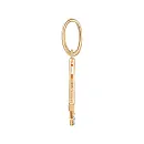 Подвеска из красного золота с фианитами