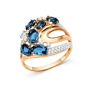 Кольцо из красного золота