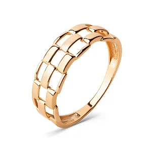 Кольцо из красного золота