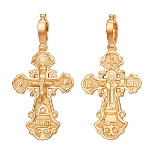 Крест из красного золота