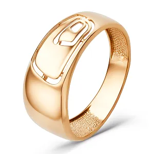 Кольцо из красного золота