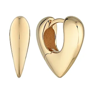 Серьги из красного золота