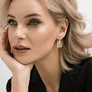 Серьги из красного золота