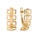 Серьги из красного золота