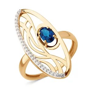 Кольцо из красного золота