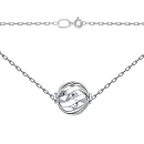 Колье из белого золота с бриллиантами