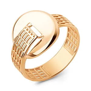 Кольцо из красного золота