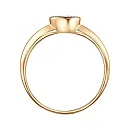 Кольцо из красного золота с бриллиантами