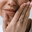 Кольцо из красного золота