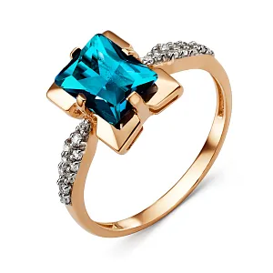 Кольцо из красного золота